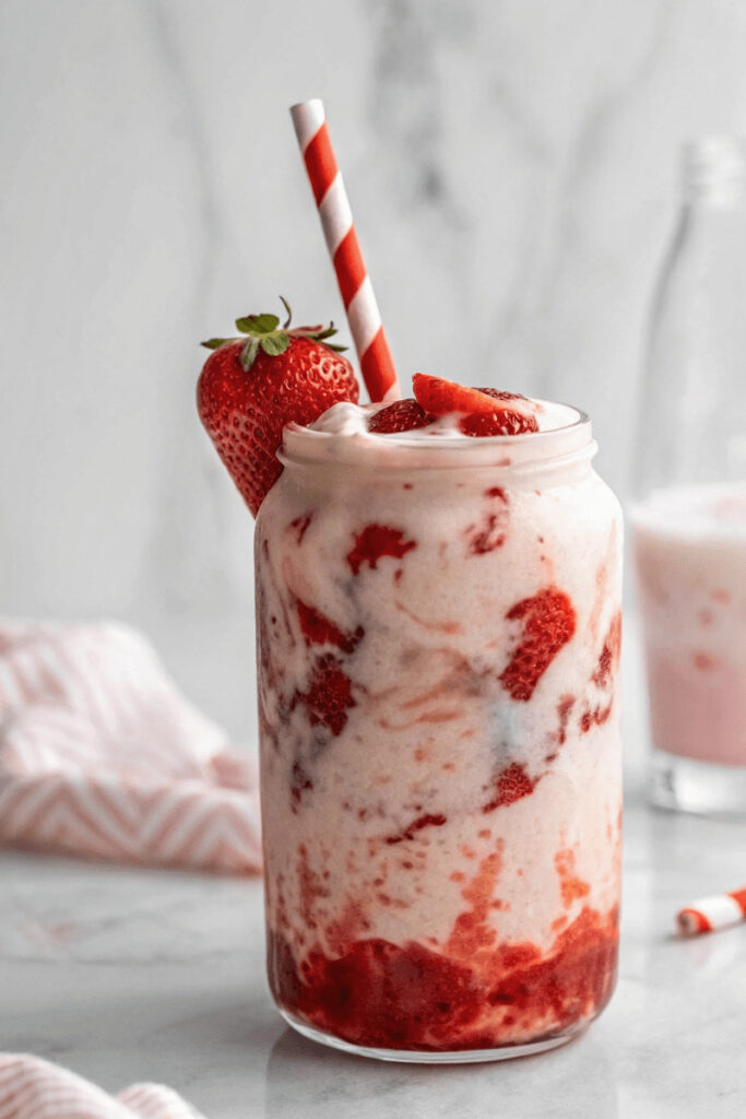 Korean Strawberry Milk