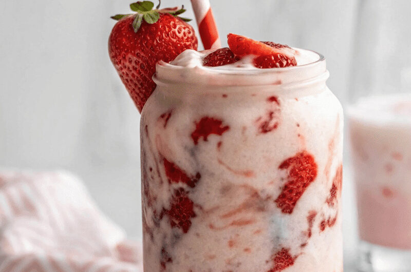 Korean Strawberry Milk