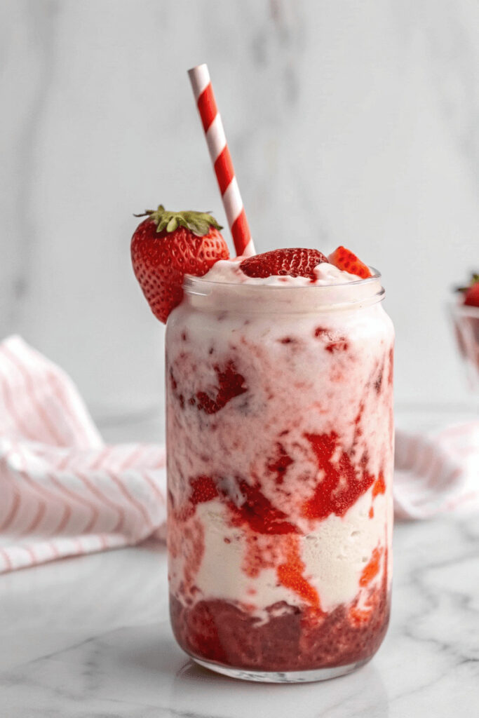 Korean Strawberry Milk