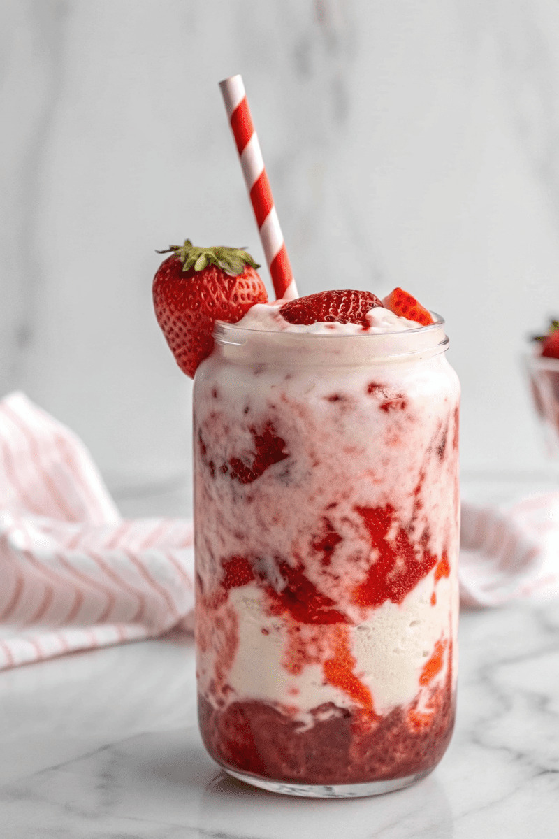 Korean Strawberry Milk