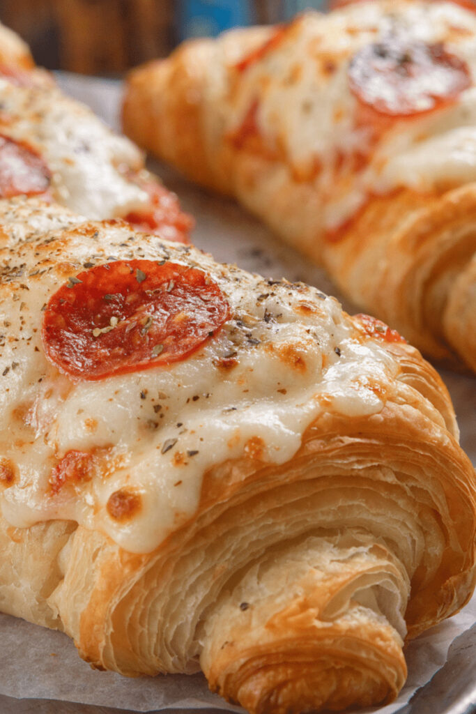 Mozzarella Pepperoni Croissant Rolls