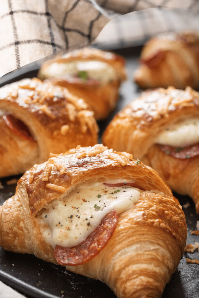 Mozzarella Pepperoni Croissant Rolls