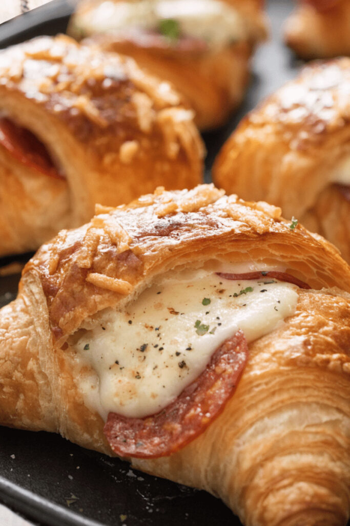 Mozzarella Pepperoni Croissant Rolls S2