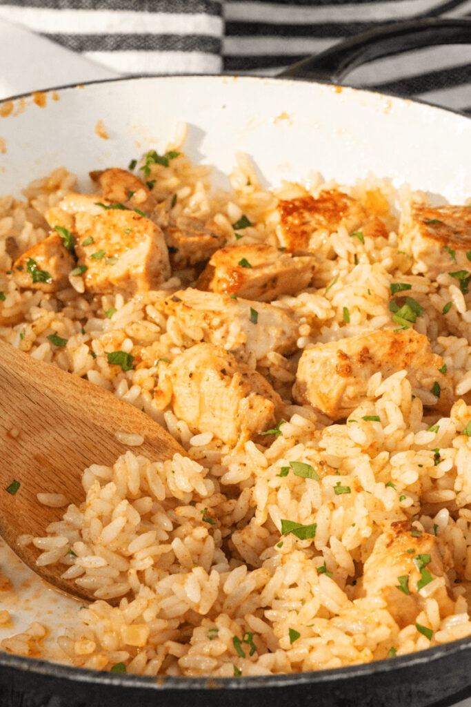 One-Pot Garlic Butter Chicken and Rice