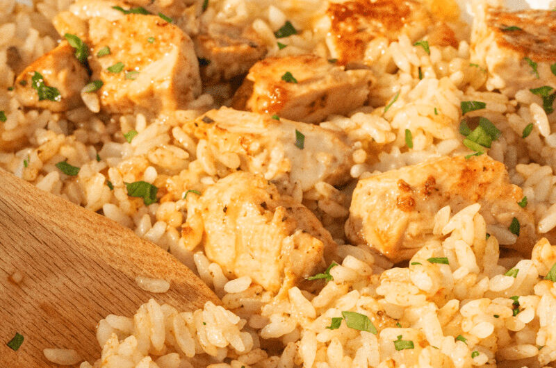 One-Pot Garlic Butter Chicken and Rice