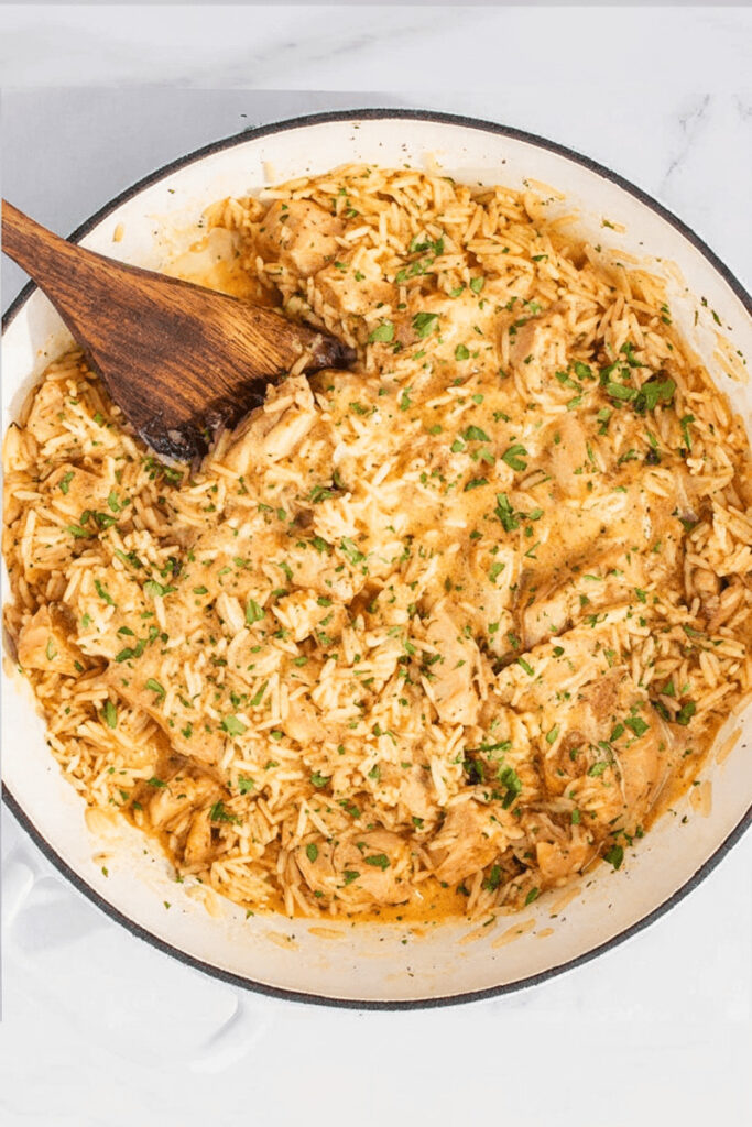 One-Pot Garlic Butter Chicken and Rice