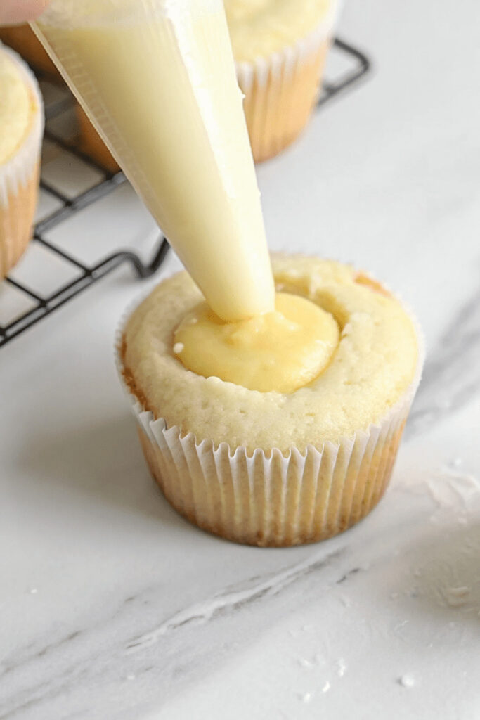 Peach Bellini Cupcakes