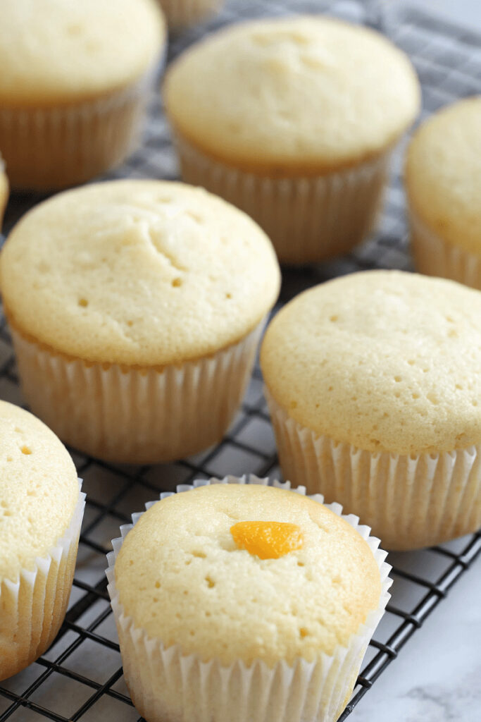 Peach Bellini Cupcakes