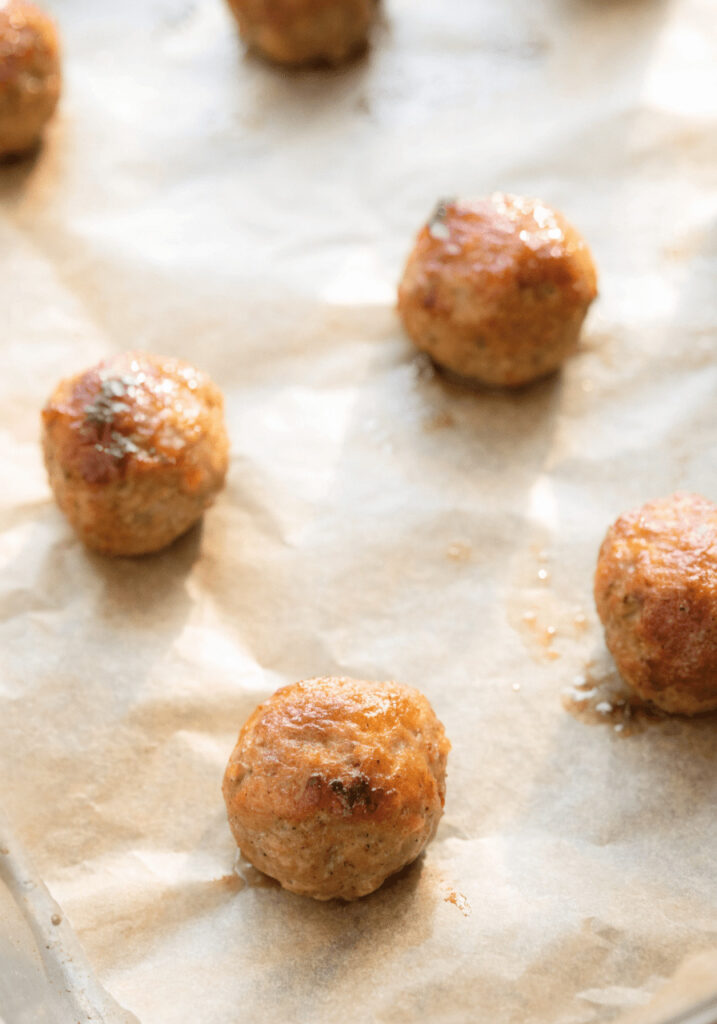 Sweet Chili Chicken Meatball Bowls