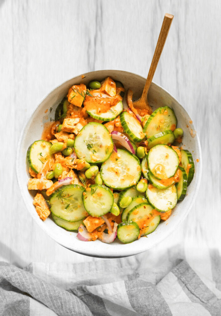 Chili Crisp Cucumber Salad