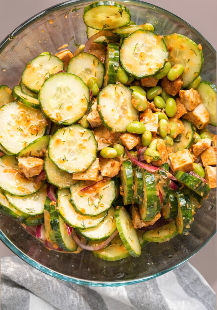 Chili Crisp Cucumber Salad