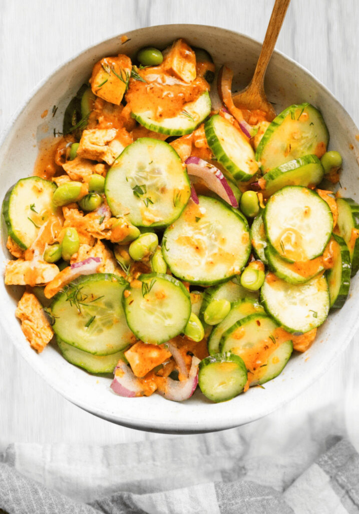 Chili Crisp Cucumber Salad