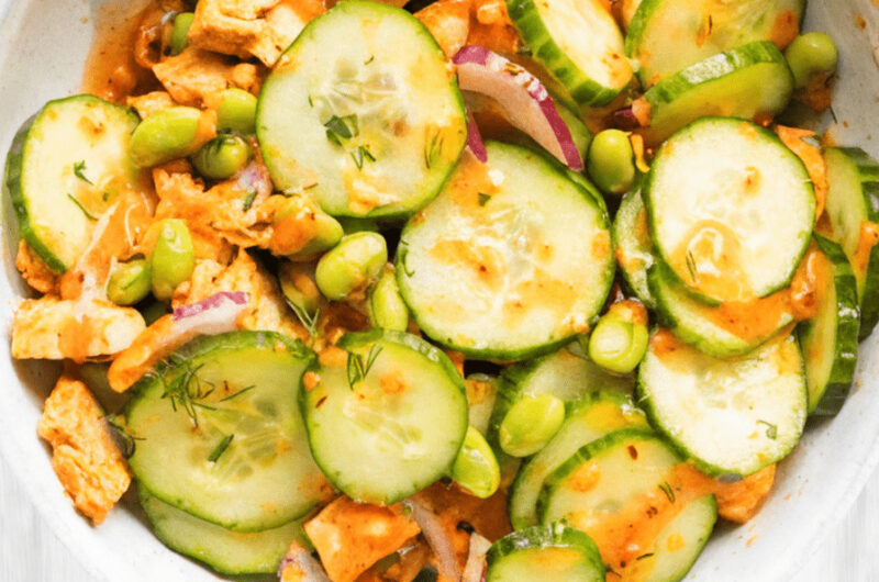 Chili Crisp Cucumber Salad