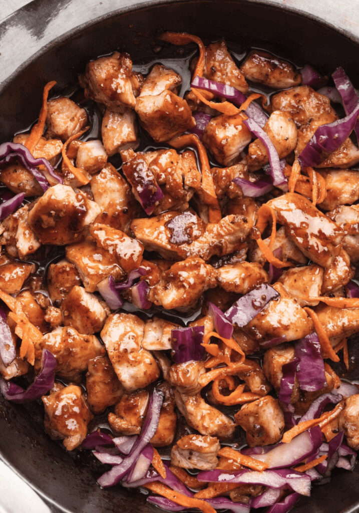 Easy BBQ Chicken Rice Bowls