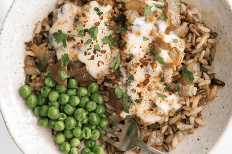 French Onion Chicken Bowls