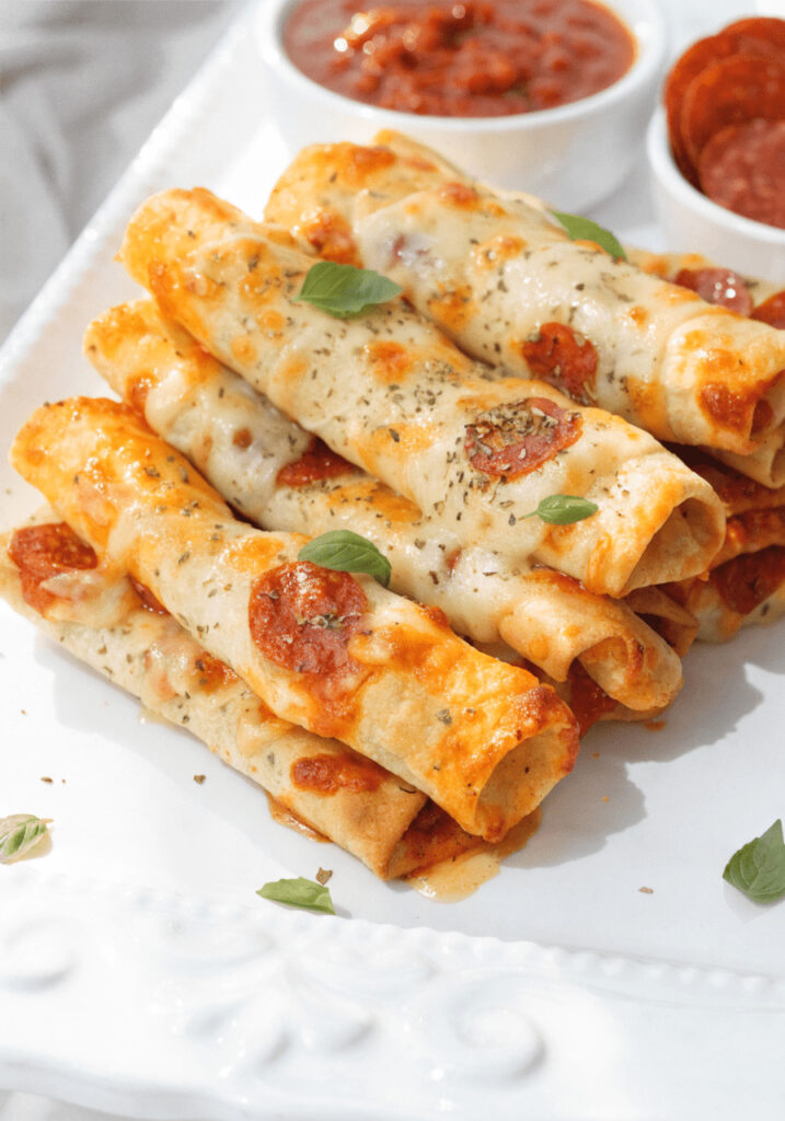 Keto Pizza Roll Ups