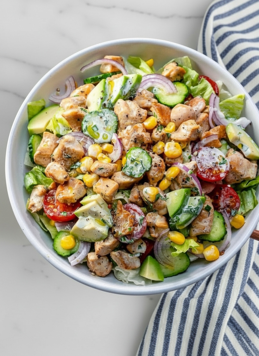 Healthy Ranch Chicken Salad
