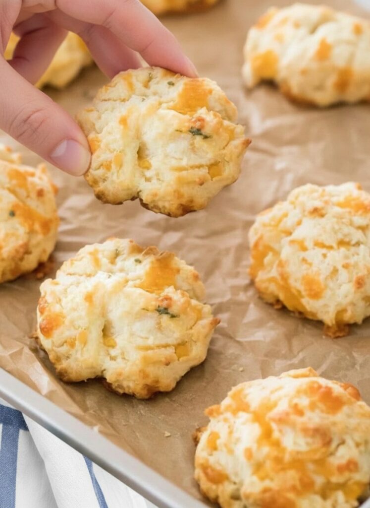 Garlic Cheese Drop Biscuits