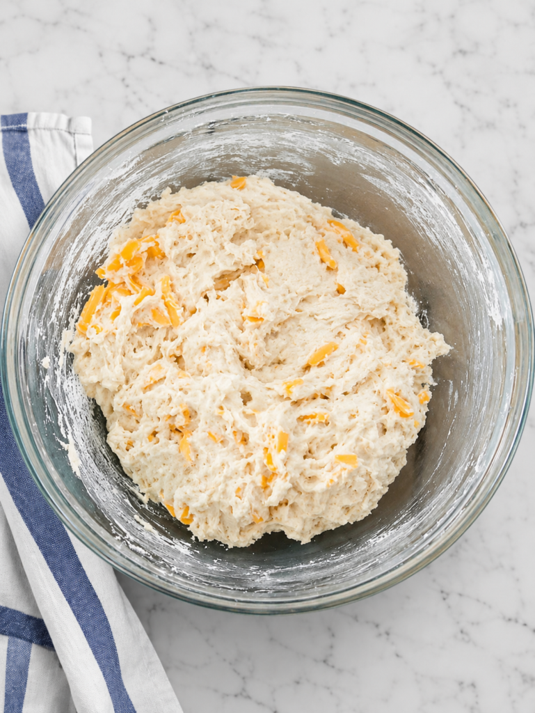 Garlic Cheese Drop Biscuits