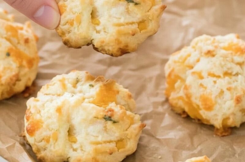 Garlic Cheese Drop Biscuits