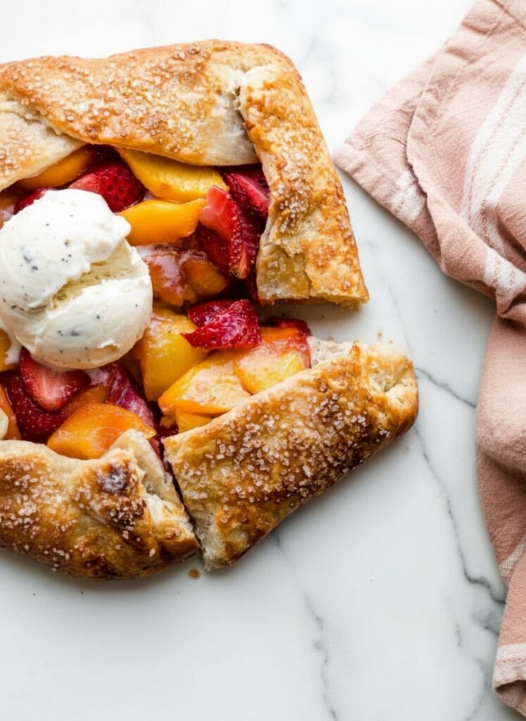 Strawberry Peach Galette
