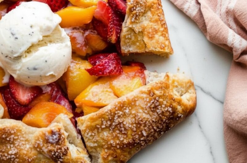 Strawberry Peach Galette