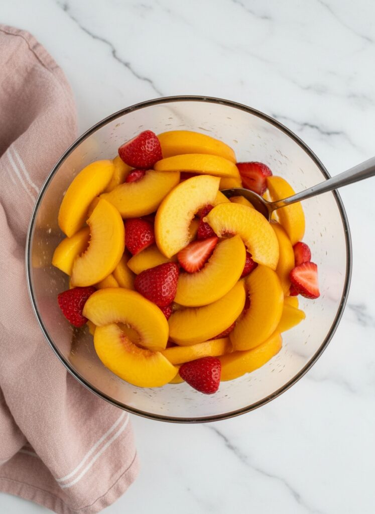 Strawberry Peach Galette