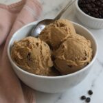 Homemade Coffee Cashew Ice Cream