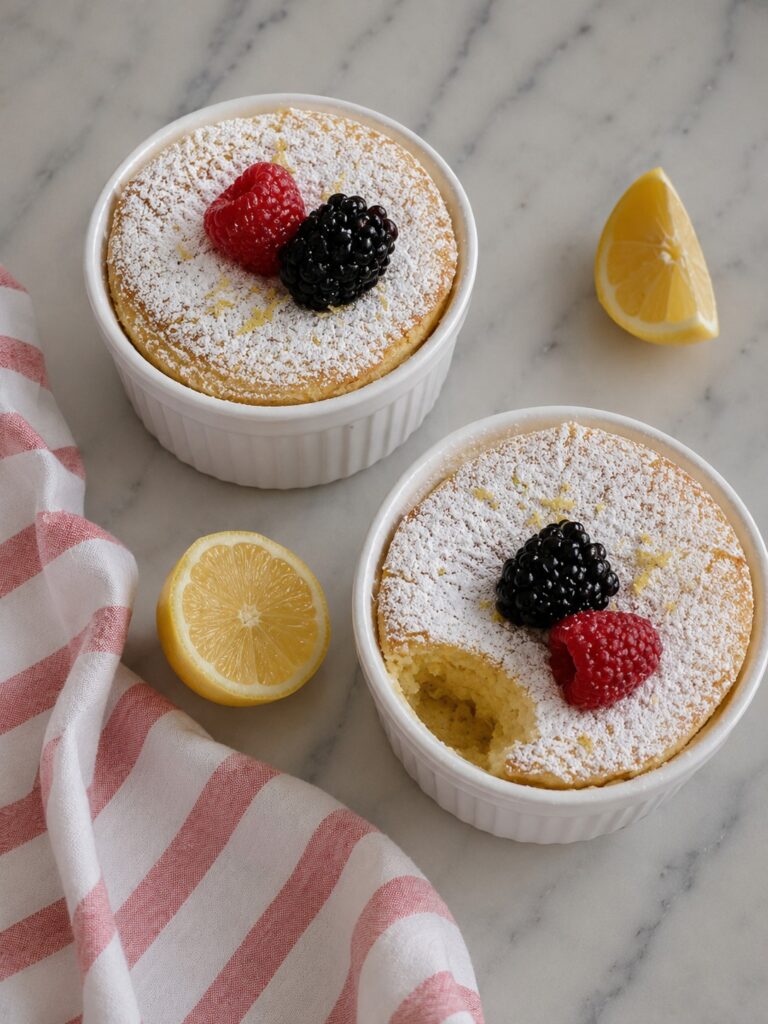 Lemon Pudding Cakes