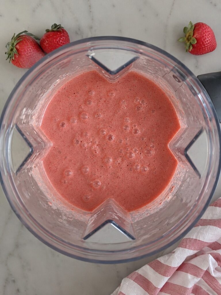 Strawberries and Cream Popsicles