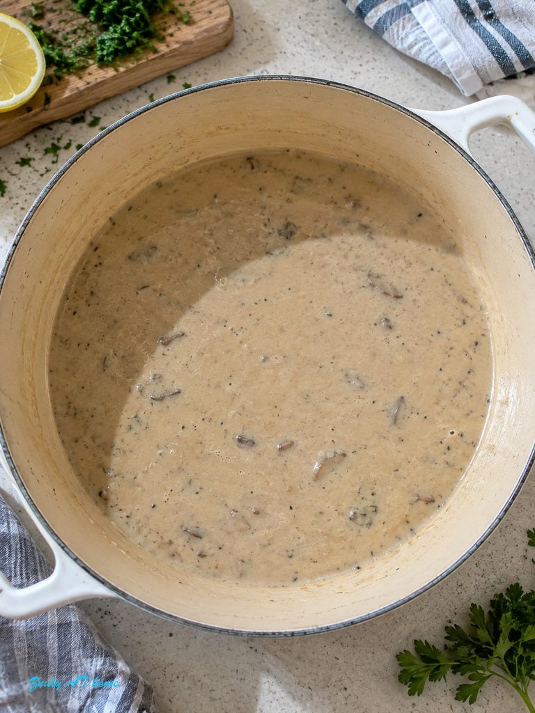 Simmer and Add the Cream